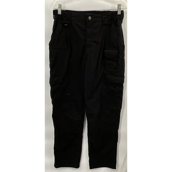511 Black Pants Multiple Pockets Elastic Waistband 30x32 - Picture 2 of 8